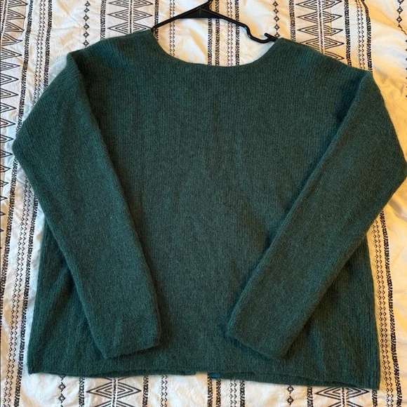 Sezane Barry Cardigan Bottle Green - Size M - Picture 5 of 5